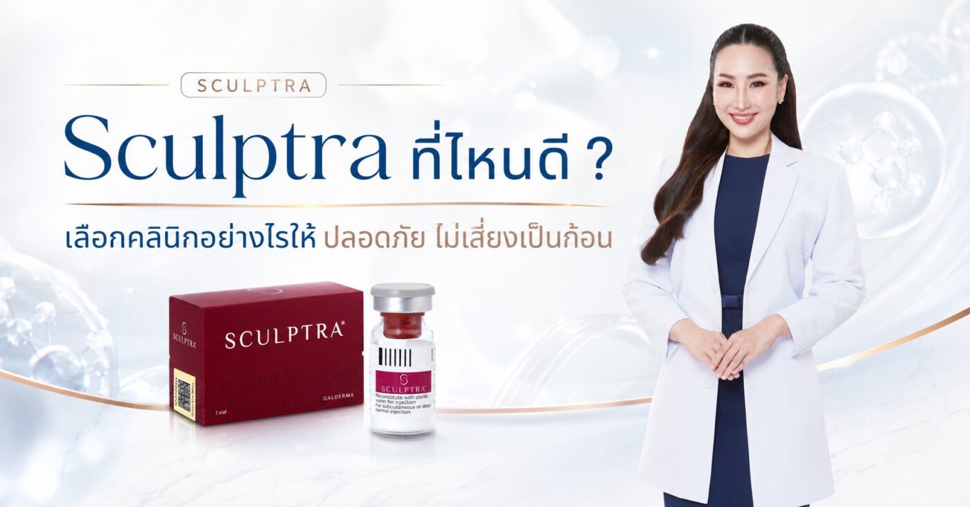 Sculptra ที่ไหนดี ? เลือกคลินิกอย่างไรให้ปลอดภัยไม่เสี่ยงเป็นก้อน