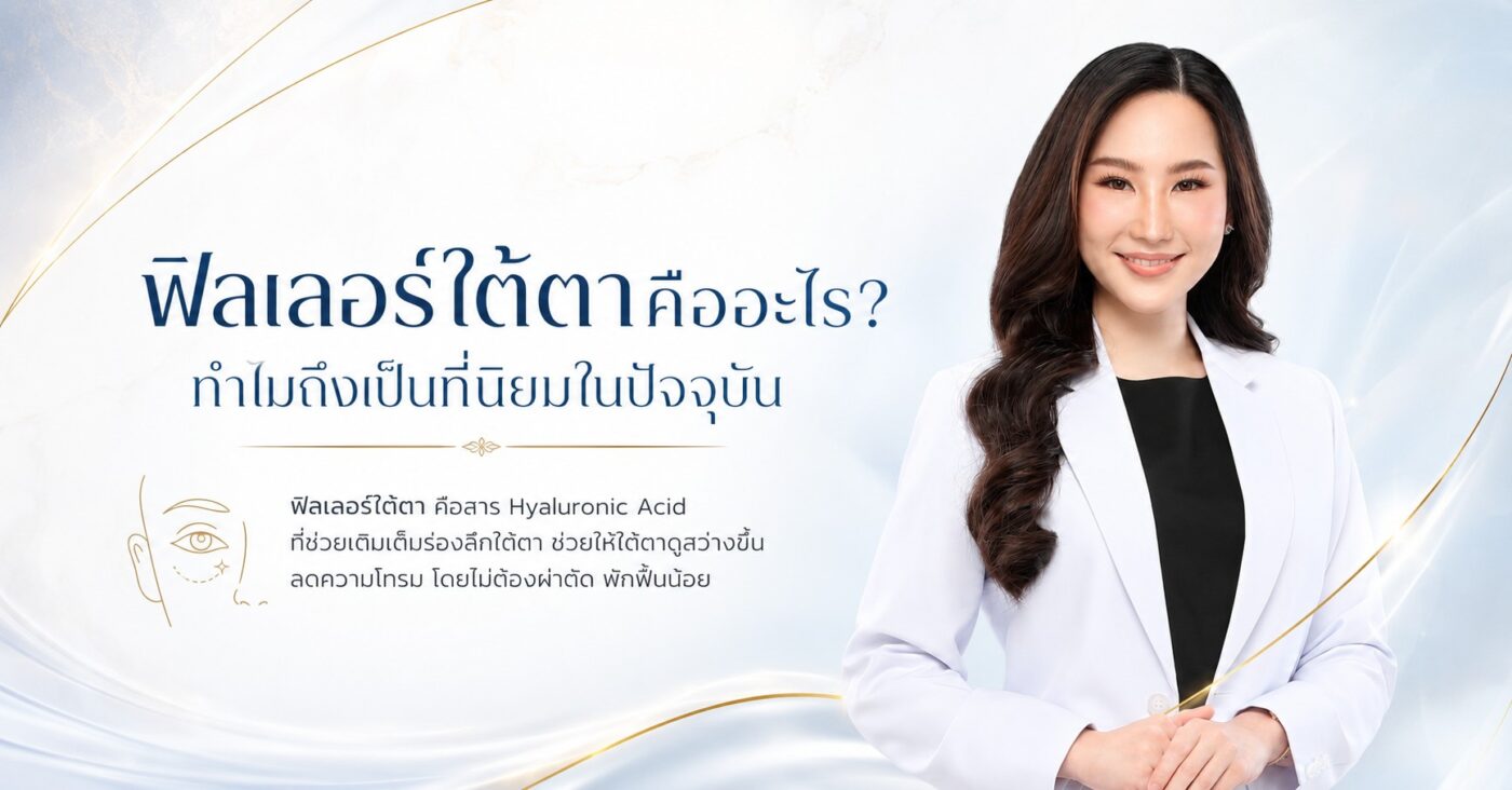 ฟิลเลอร์ใต้ตาคืออะไร? ทำไมถึงเป็นที่นิยมในปัจจุบัน