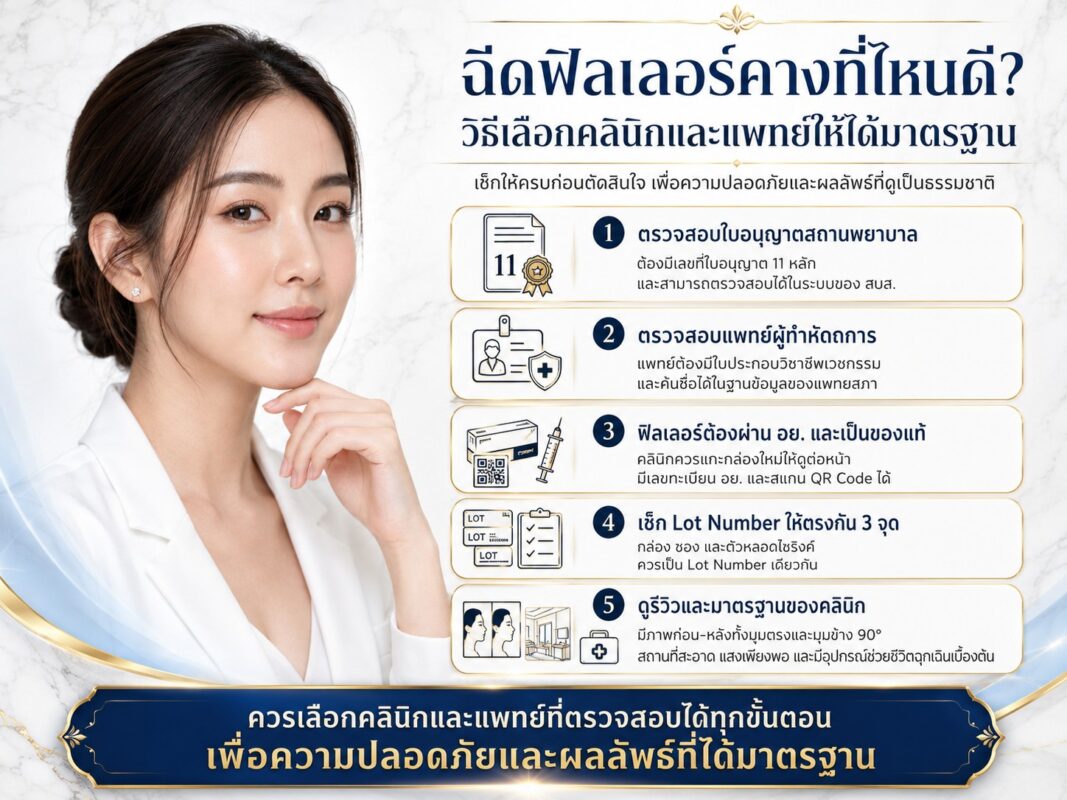 ฉีดฟิลเลอร์คางที่ไหนดี