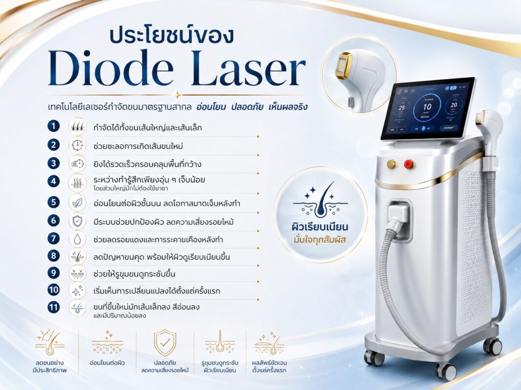 ประโยชน์ของ Diode Laser
