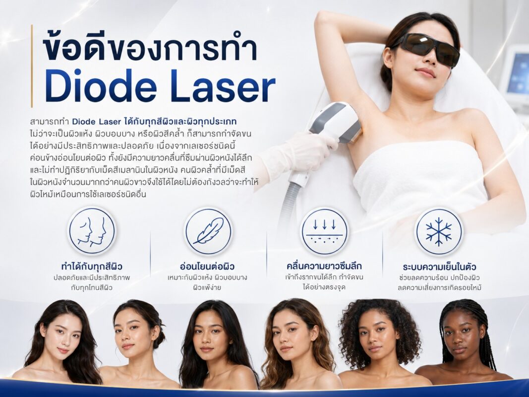 ข้อดีของการทำ Diode Laser