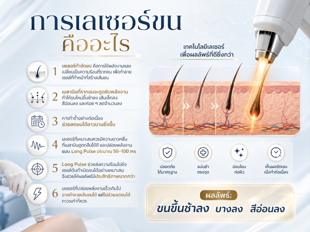 การเลเซอร์ขน คืออะไร