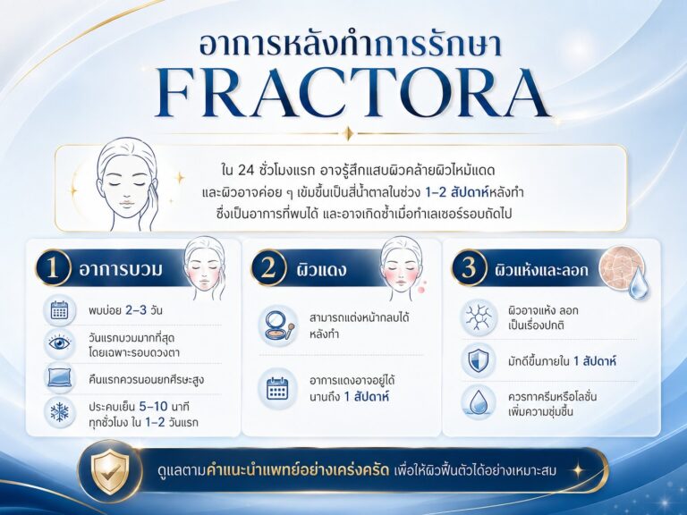 อาการหลังทำการรักษา