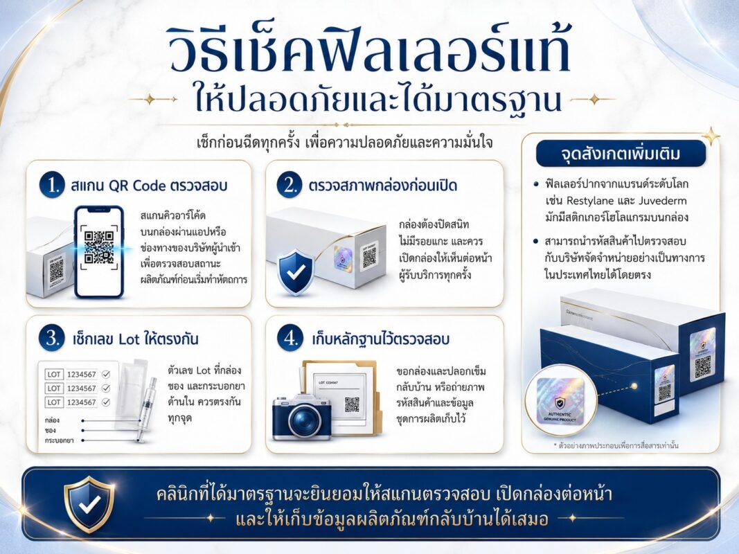 วิธีเช็คฟิลเลอร์แท้ ให้ปลอดภัยและได้มาตรฐาน