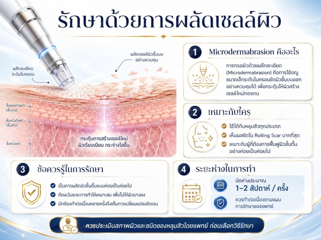 รักษาด้วยการผลัดเซลล์ผิว
