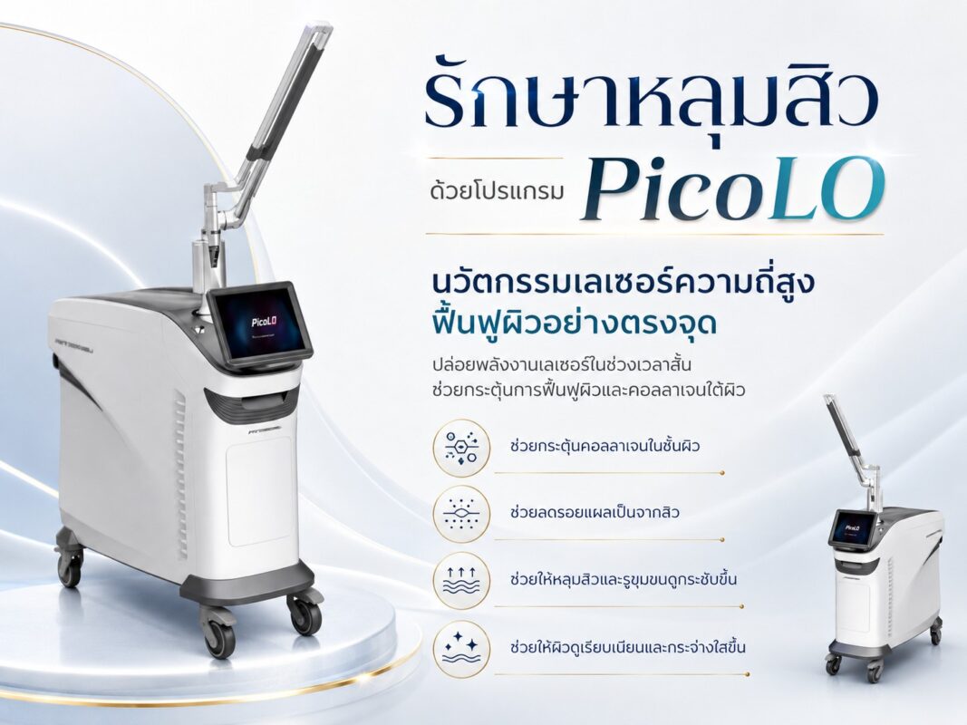 รักษาหลุมสิวด้วย Pico Laser
