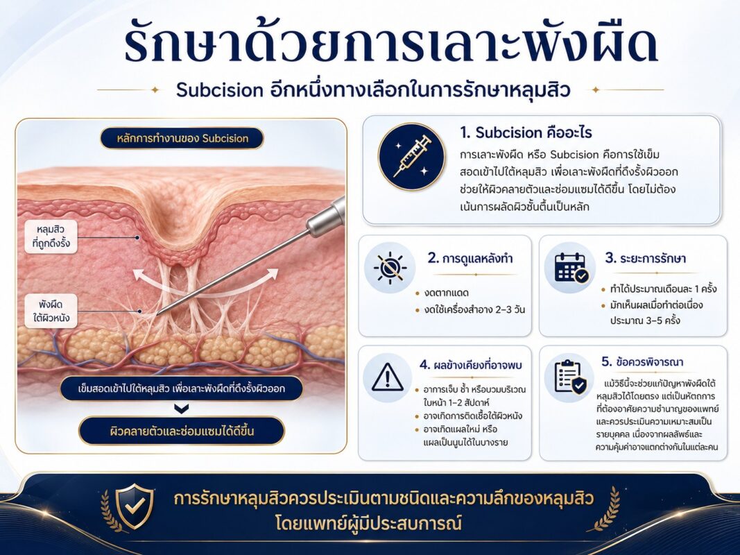 รักษาด้วยการเลาะพังผืด