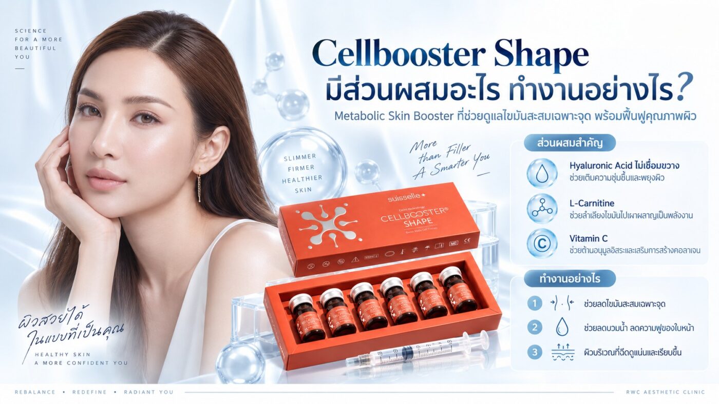 Cellbooster Shape มีส่วนผสมอะไร ทำงานอย่างไร?