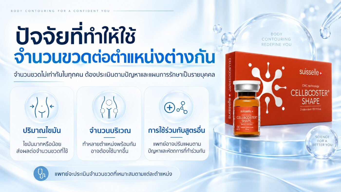 ต้องใช้กี่ขวด ขึ้นกับอะไร?