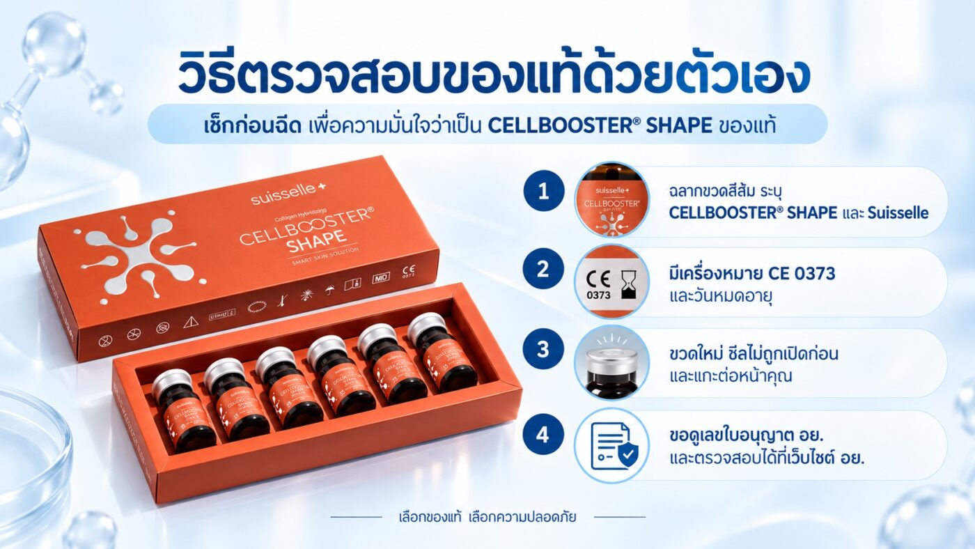 วิธีตรวจสอบของแท้ด้วยตัวเอง