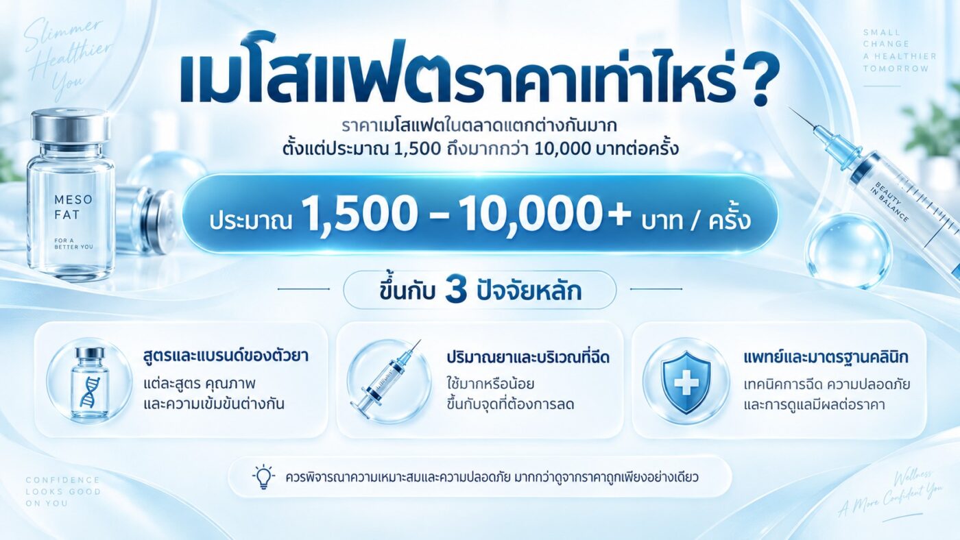 เมโสแฟตราคาเท่าไหร่?
