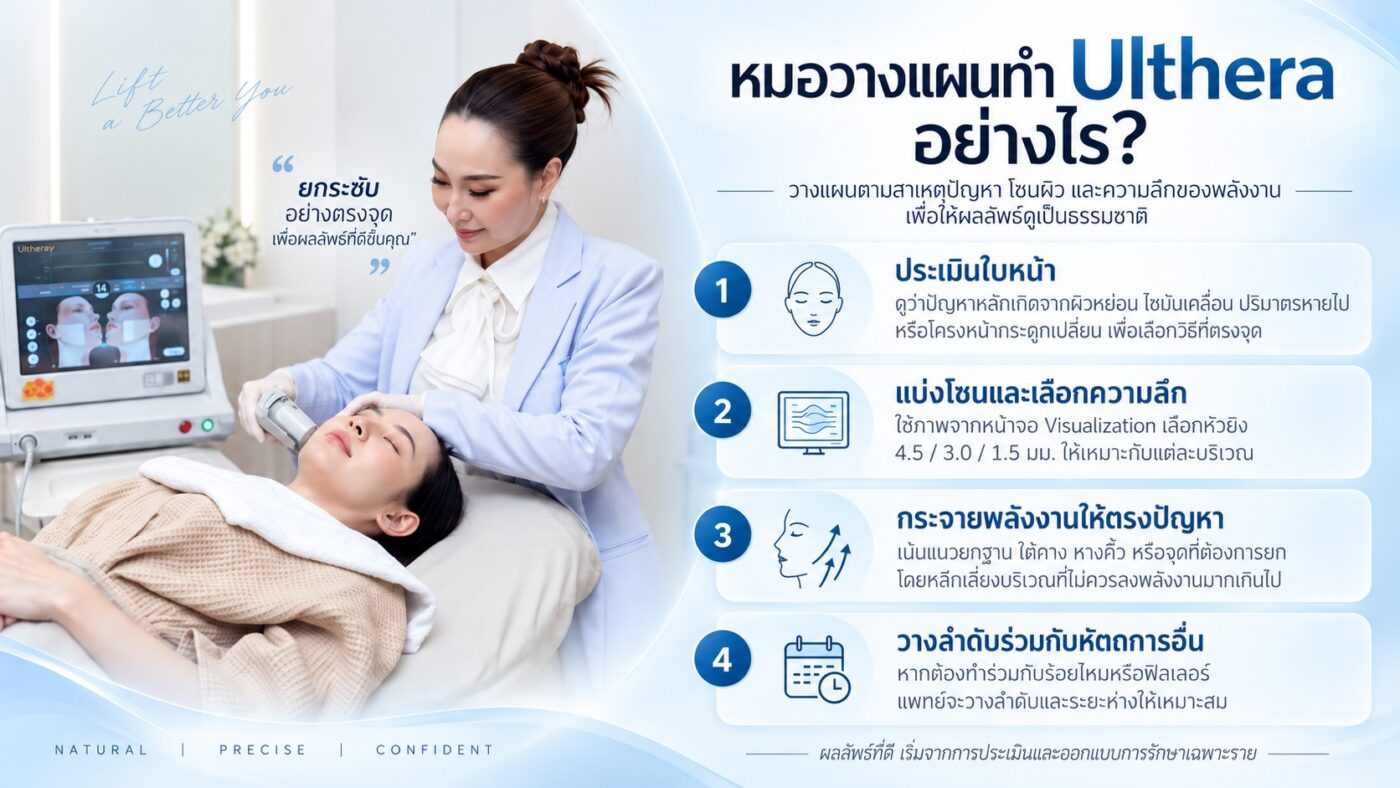 หมอวางแผนทำ Ulthera อย่างไร?