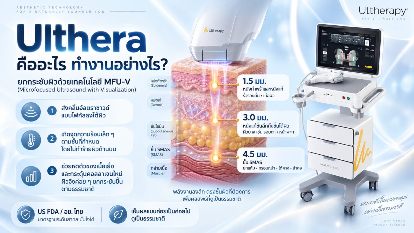 Ulthera คืออะไร ทำงานอย่างไร?